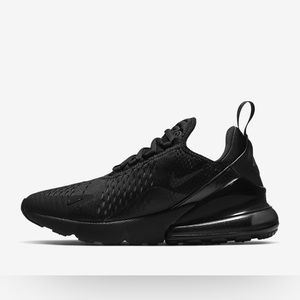 Nike Air Max 270 Womens Shoes Black Size 8👟🎁